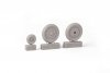 Eduard 632183 Bf 109G-4 wheels REVELL 1/32